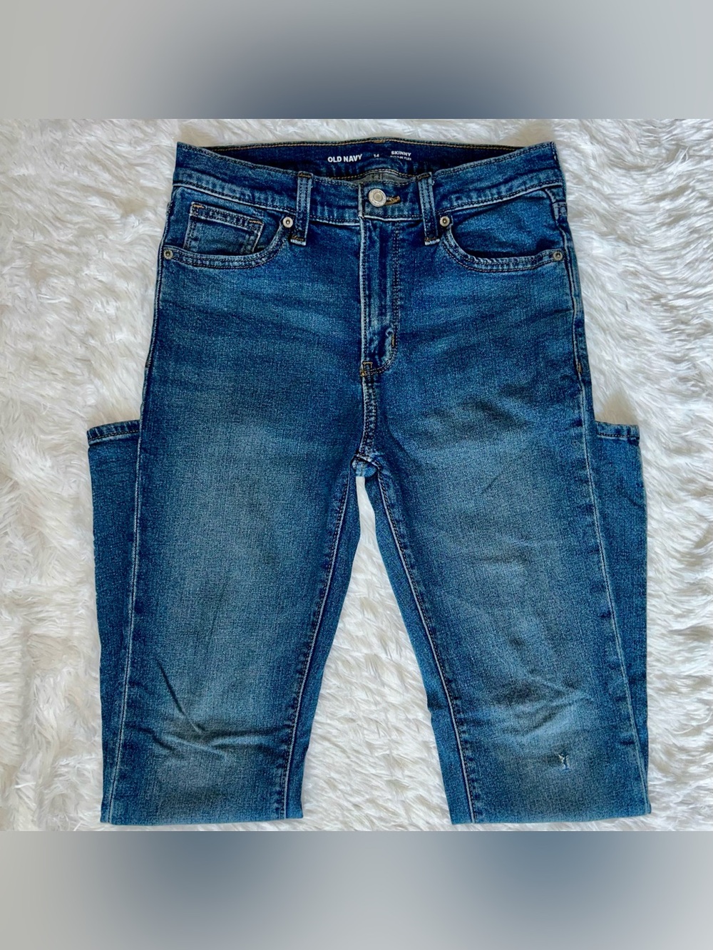 Old Navy Dark Blue Skinny Jeans for - Boy 14